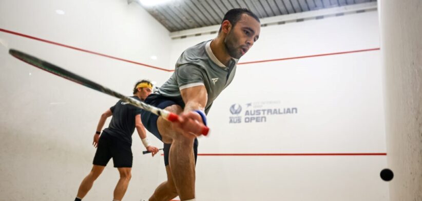 Squash Australia Open player Youssef Soliman