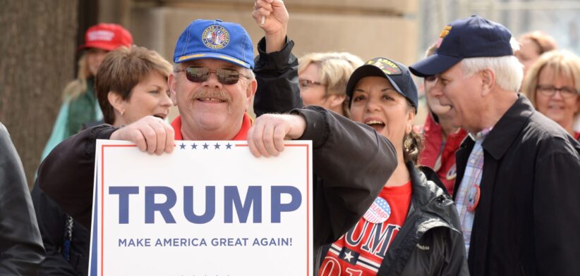 Donald Trump supporter. | Newsreel