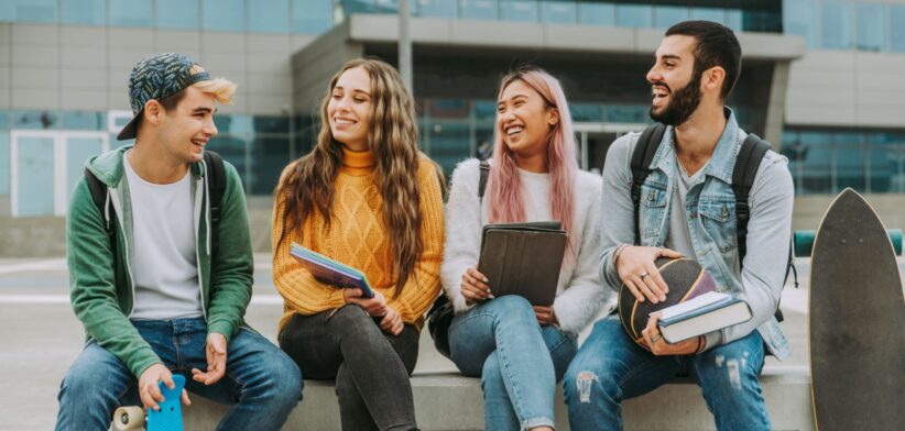 Group of students. | Newsreel