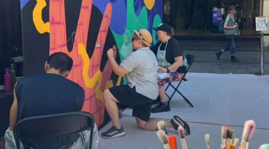 Wesley Arts mural in Brisbane CBD. | Newsreel