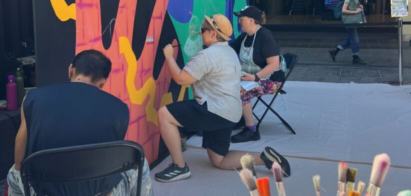 Wesley Arts mural in Brisbane CBD. | Newsreel