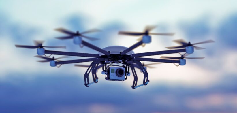 Drone in the sky. | Newsreel