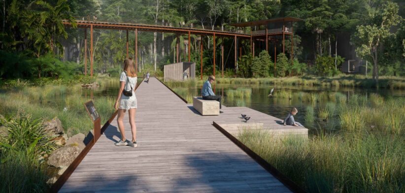 Artist's impression of the Sunshine Coast Ecological Park. | Newsreel