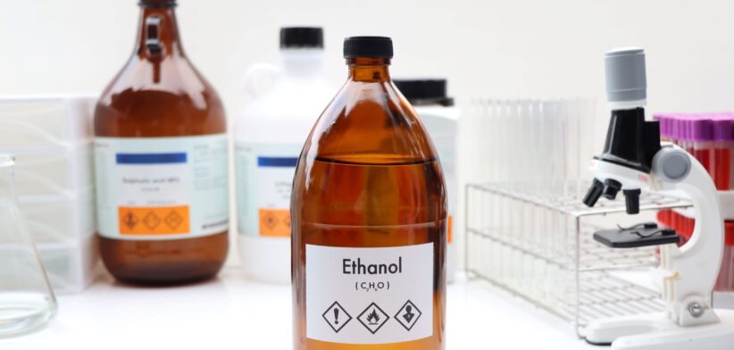 Ethanol bottles. | Newsreel