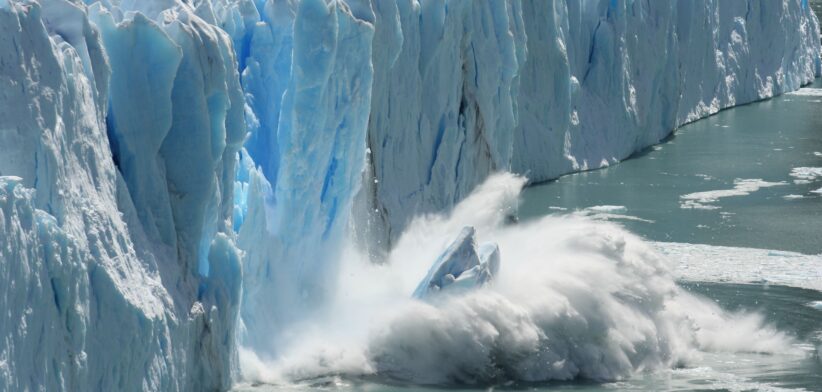 Ice melt glacier. | Newsreel