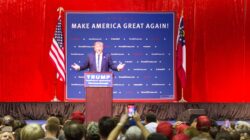 Donald Trump speaking at a rally. | Newsreel