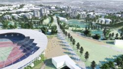 Artist's Impression Victoria Park stadium. | Newsreel