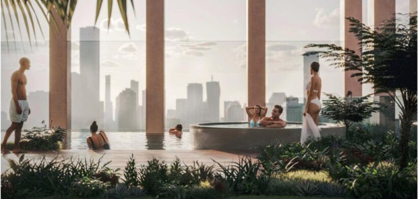 An artist's impression of the rooftop area of a proposed development in South Brisbane. | Newsreel