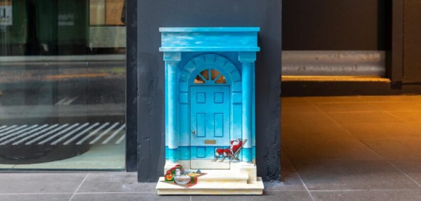 One of Brisbane's festive tiny doors - Newsreel