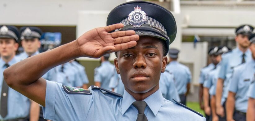 Queensland Police First Year Constable Emmanuel Andruga. | Newsreel