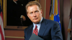 Martin Sheen as President Jed Bartlet in The West Wing - Newsreel