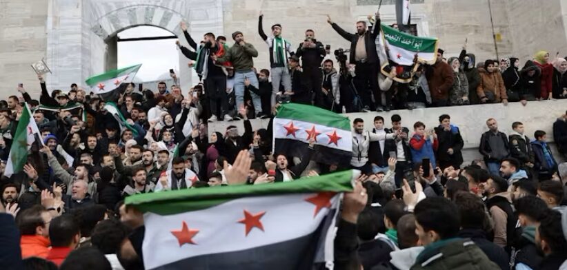 Syrian supporters in Turkey. | Newsreel