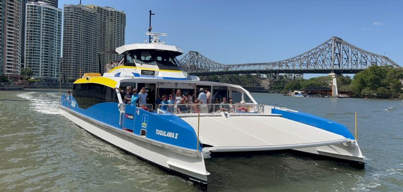 Brisbane river ferry. | Newsreel