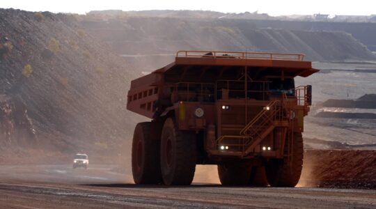 Mining truck. | Newsreel