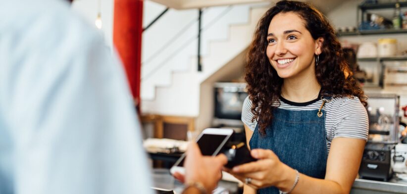 Mobile phone payment. | Newsreel