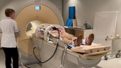 Person set to undertake MRI scan. | Newsreel