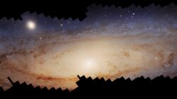 Panoramic view of the Andromeda galaxy taken by the Hubble Space Telescope. | Newsreel