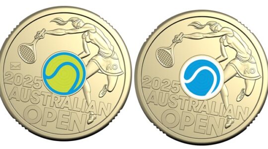 Mint serves up Australian Open $2 coins