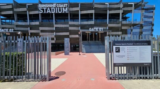 Sunshine Coast Stadium. | Newsreel