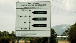 Bruce Highway sign. | Newsreel