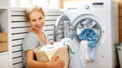 Woman washing clothes. | Newsreeel