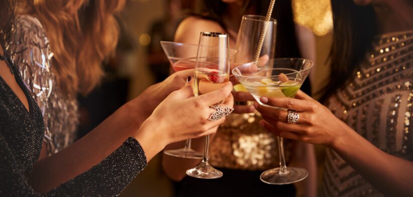 Women drinking. | Newsreel