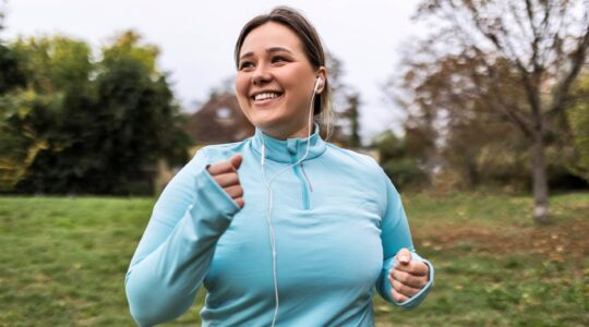 Woman jogging. | Newsreel