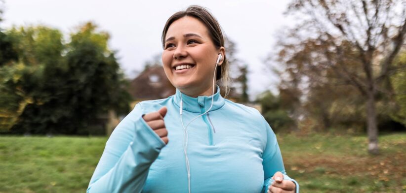 Woman jogging. | Newsreel