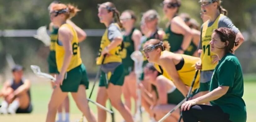 Women's lacrosse team. | Newsreel