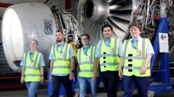 Qantas apprentice aircraft engineers. | Newsreel