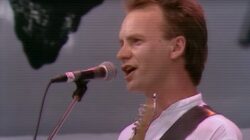 Sting Live Aid 1985. | Newsreel