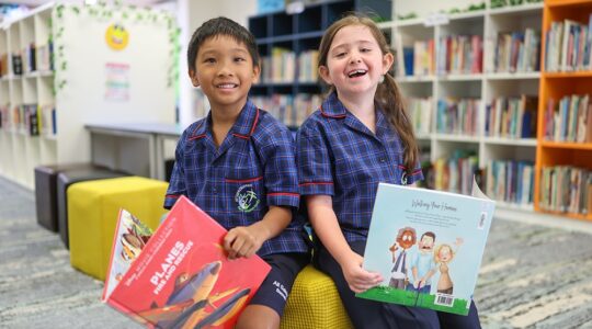 Students at All Saints' School Boonah, Queensland, Australia.