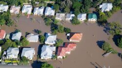 Flooded homes. | Newsreel