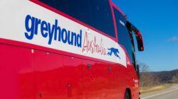 Greyhound bus Australia. | Newsreel