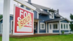 House sold sign. | Newsreel