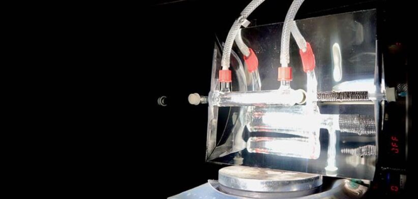 Solar-powered flow reactor. | Newsreel