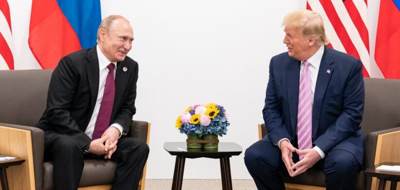 Russian President Vladimir Putin and US President Donald Trump. | Newsreel