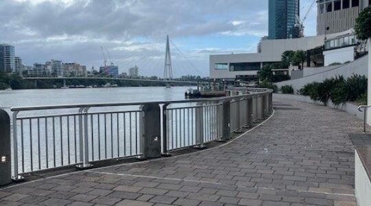 Brisbane an eerie ghost town as Alfred bears down