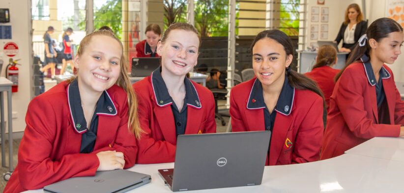 Mary MacKillop College Nundah students. | Newsreel