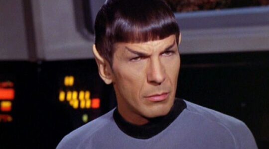 Leonard Nimoy as Mr Spock on Star Trek - Newsreel