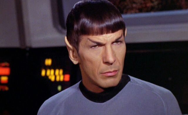 Leonard Nimoy as Mr Spock on Star Trek - Newsreel