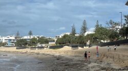 Eroded beach Sunshine Coast Queensland. | Newsreel