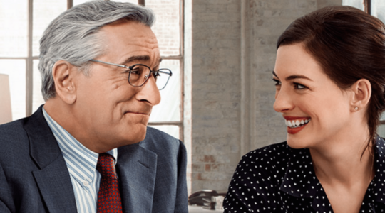 Robert De Niro and Anne Hathaway in The Intern - Newsreel