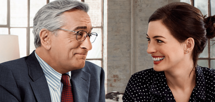 Robert De Niro and Anne Hathaway in The Intern - Newsreel