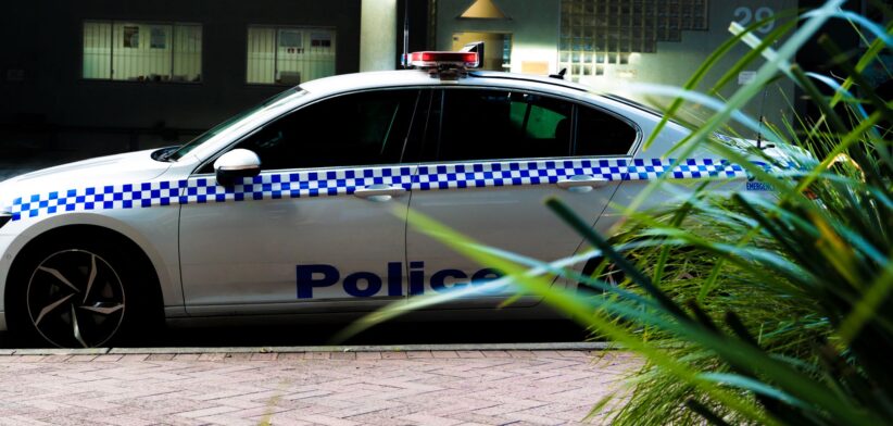 Queensland police car. | Newsreel