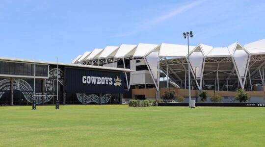 North Queensland Cowboys training ground. | Newsreel