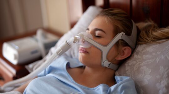 Woman with sleep apnea. | Newsreel