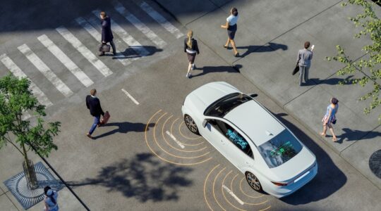 Self-driving car. | Newsreel
