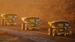 Mining trucks. | Newsreel