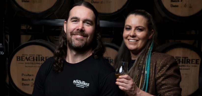 Steve and Kirra Beachtree Distilling Co, Sunshine Coast, Queensland.